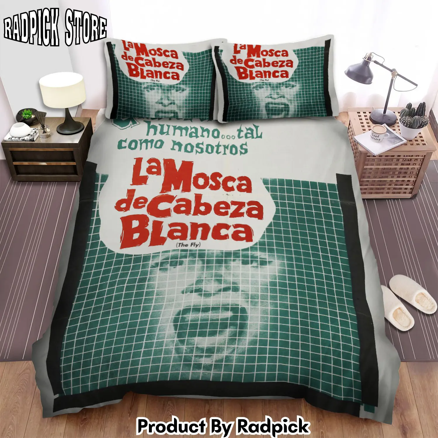 Radpick the fly screaming girl on tv bed sheets spread comforter duvet cover bedding sets rp3271267